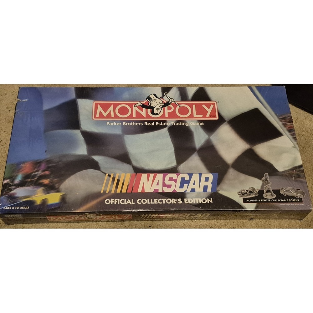 1997 NASCAR‎ Monopoly Board Game Collector's Edition SEALED Parker Brothers